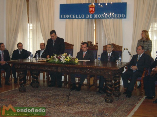 Hermanamiento
Lectura del Alcalde de Ferrol.
