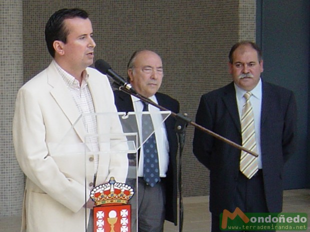 Centro Comercial Peña de Francia
El Alcalde en la inauguración.
