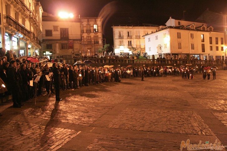 Viernes Santo
Fin de la procesión en la Praza da Catedral
