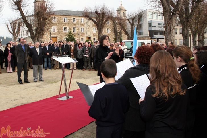 Centenario del Himno Gallego
Un momento del homenaje
