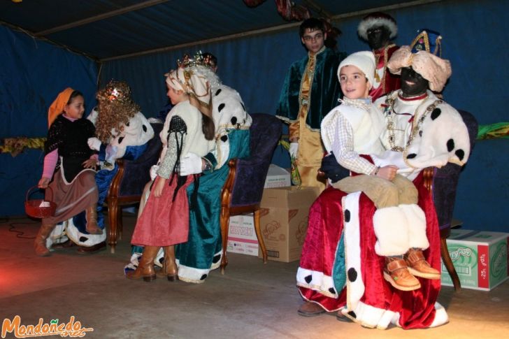 Cabalgata 2007
Los Reyes Magos con los niños de Mondoñedo
