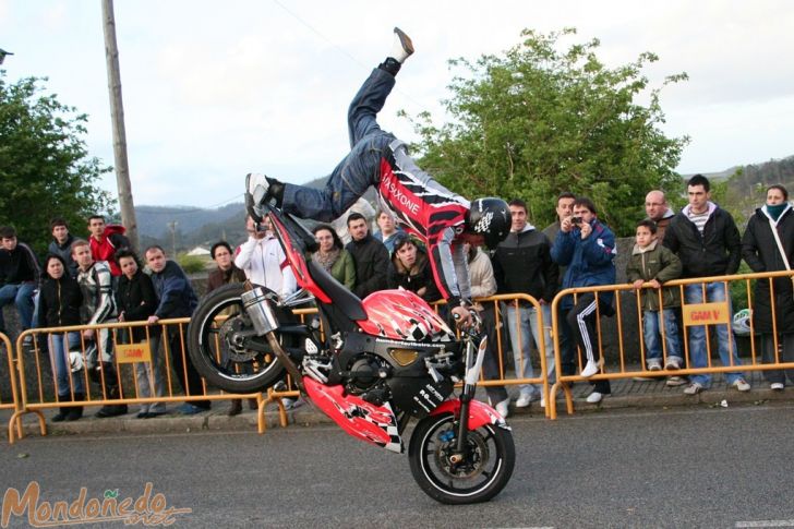 Concentración de motos
Acrobacias sobre ruedas
