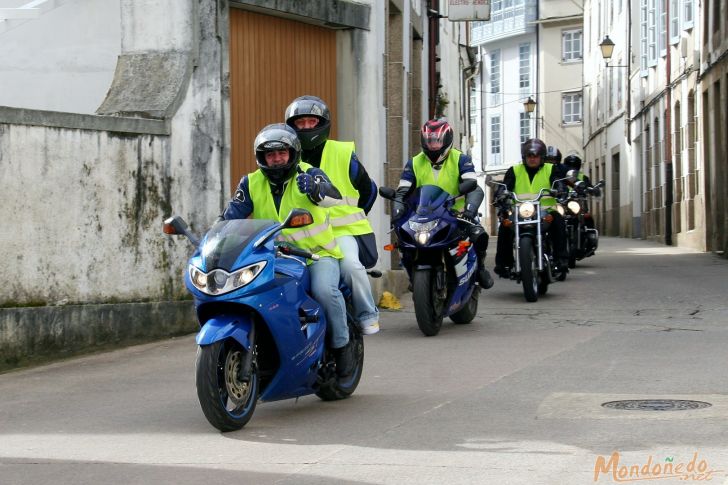 Concentración de motos
Saliendo de ruta
