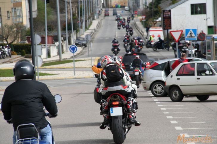 Concentración de motos
Partiendo hacia la costa
