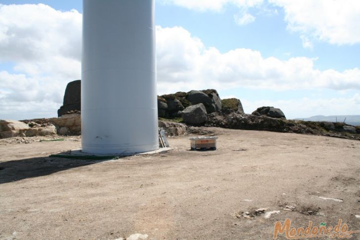 Parque eólico en la Toxiza
Explanadas para instalar aerogeneradores
