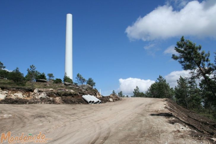 Parque eólico en la Toxiza
Pistas abiertas para instalar las torretas
