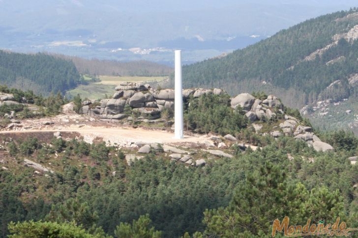 Parque eólico en la Toxiza
Explanadas para instalar torretas
