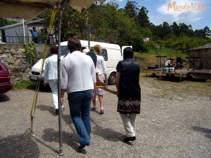 Fiestas en Valiño
Una imagen de la procesión
