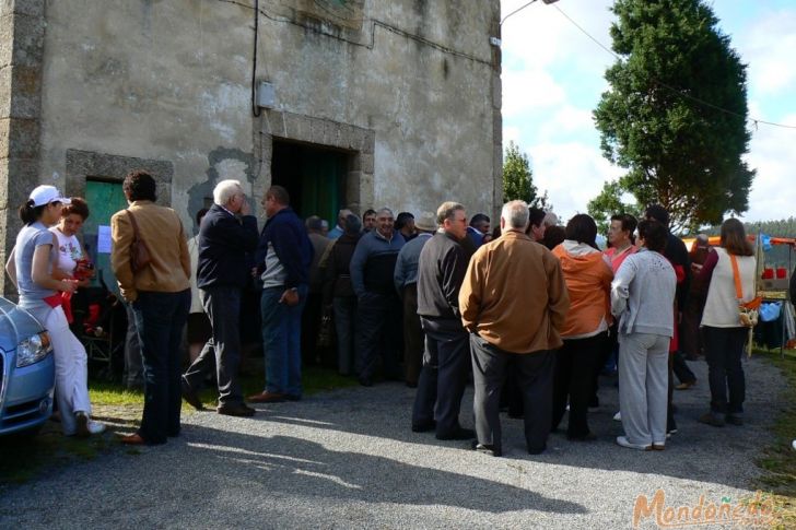 Fiestas en Oirán
Delante de la iglesia
