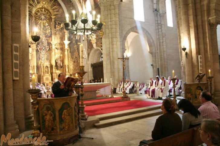 Funeral de Miguel Anxo Araúxo Iglesias
Un momento de la celebración
