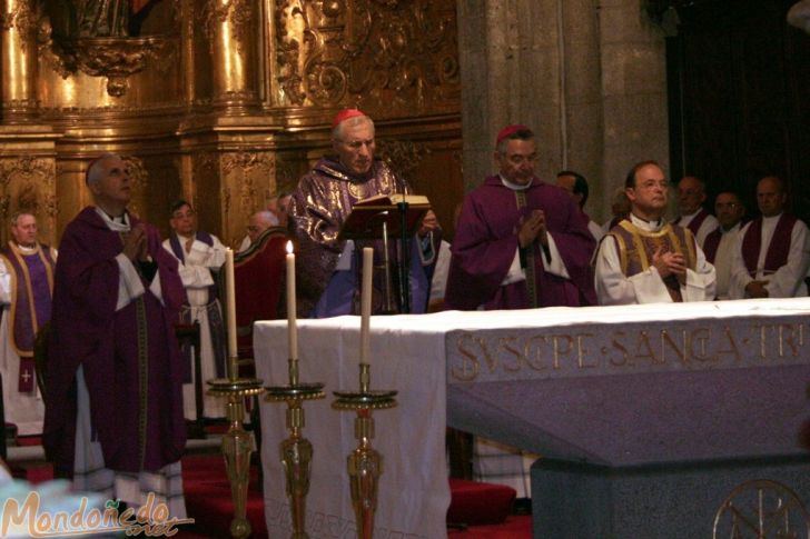 Funeral de Miguel Anxo Araúxo Iglesias
Durante la ceremonia
