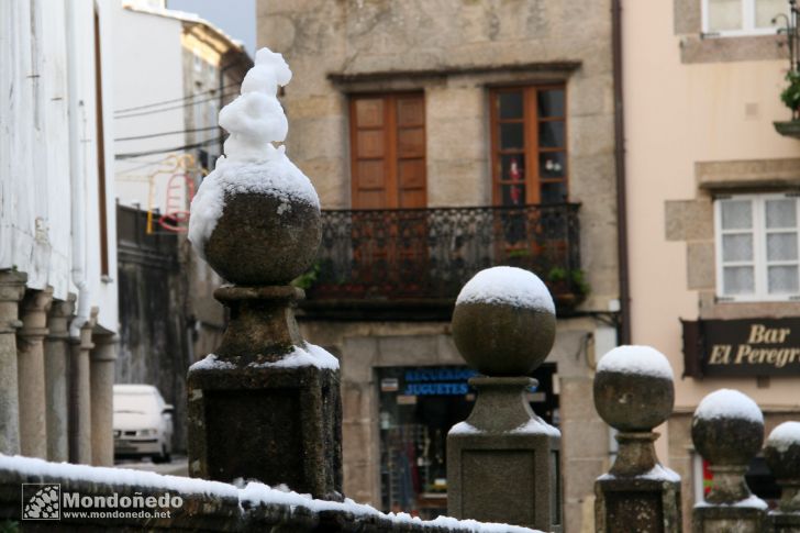 Nieve en Mondoñedo
Mini-muñeco de nieve
