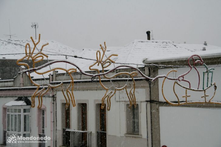 Nieve en Mondoñedo
Luces navideñas
