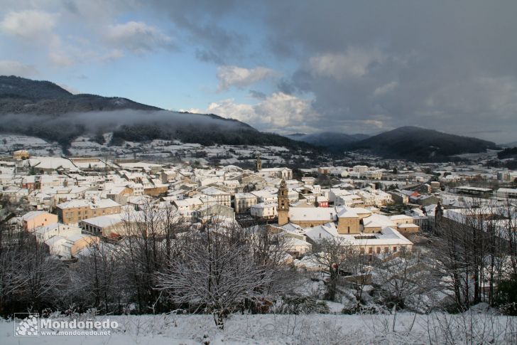 Nieve en Mondoñedo
La ciudad cubierta de nieve
