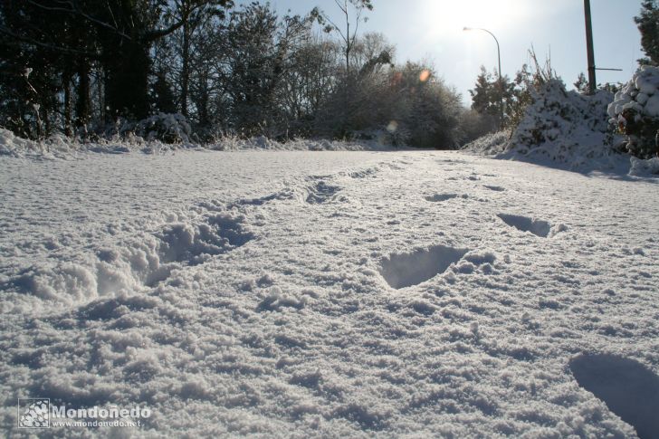 Nieve en Mondoñedo
Sendero nevado
