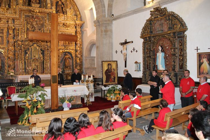 Visita de la cruz de los jóvenes
Llegada de la cruz al convento
