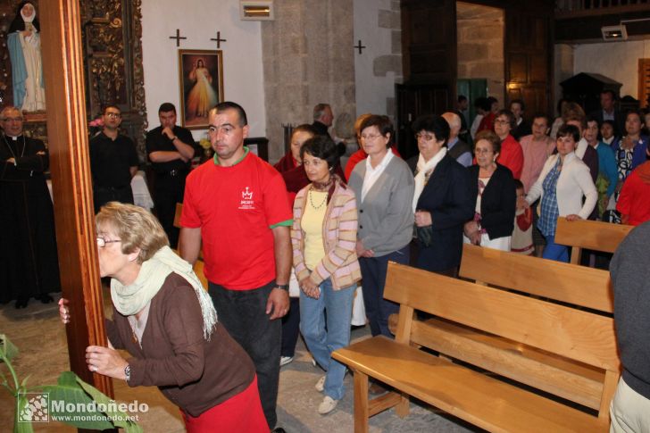 Visita de la cruz de los jóvenes
Llegada al convento
