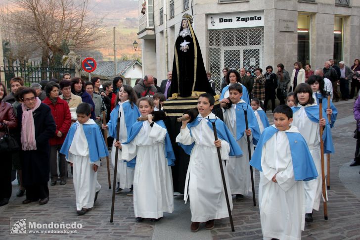 Domingo de Ramos
Niños portando la Dolorosa
