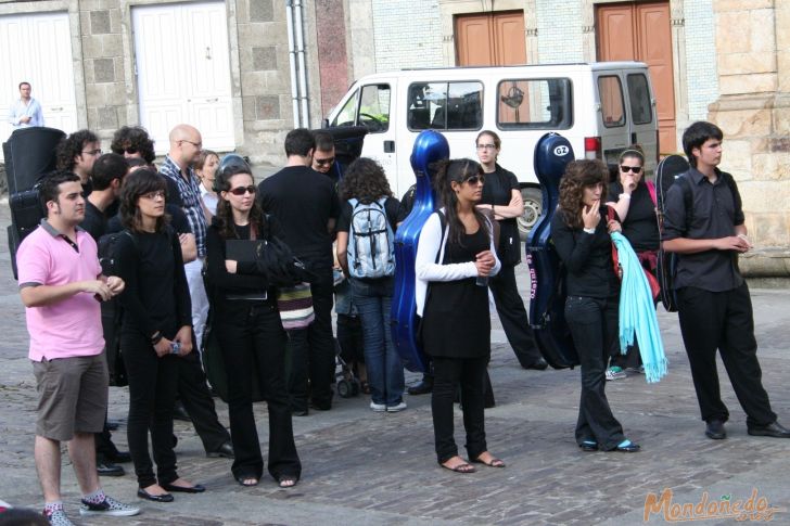 Clausura del II Curso de Musicoterapia
Los músicos después del concierto
