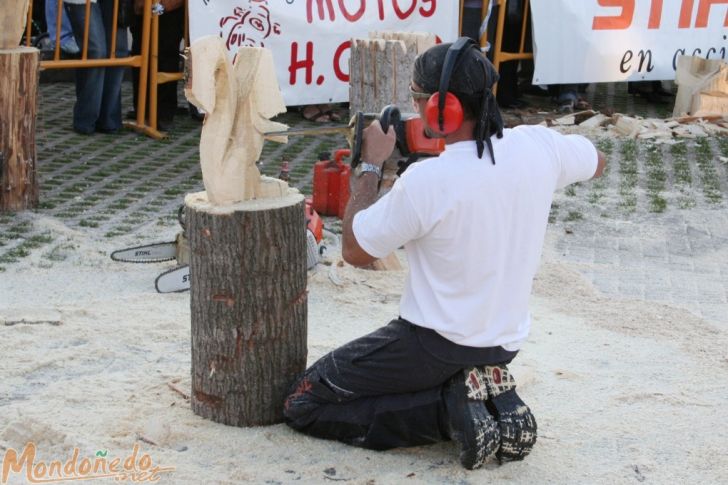 As San Lucas 2007
Tallando con motosierra
