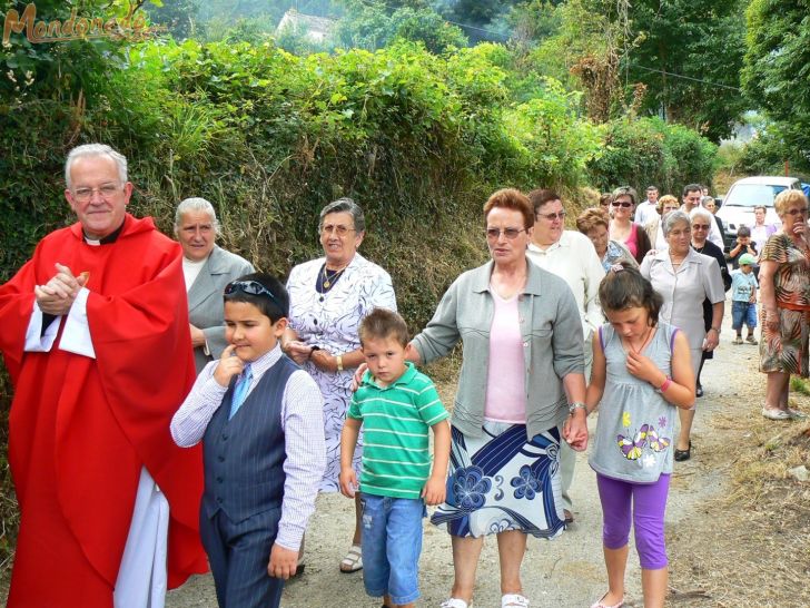 Santa Margarita de Cesuras
Un instante de la procesión
