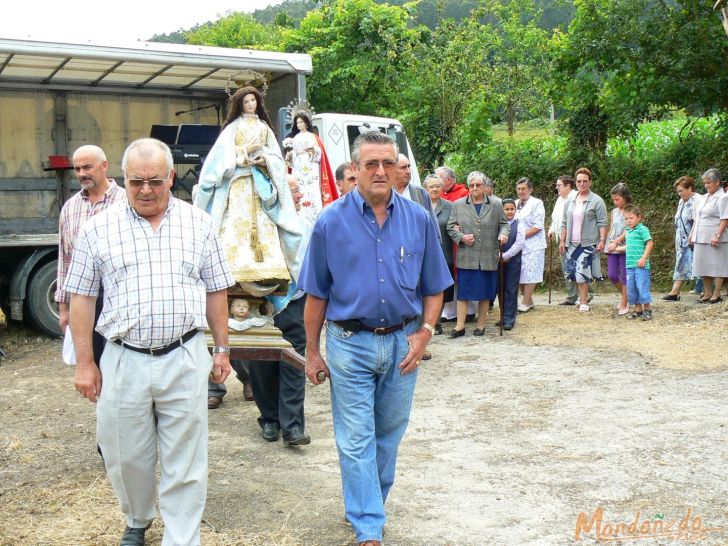 Santa Margarita de Cesuras
Durante la procesión
