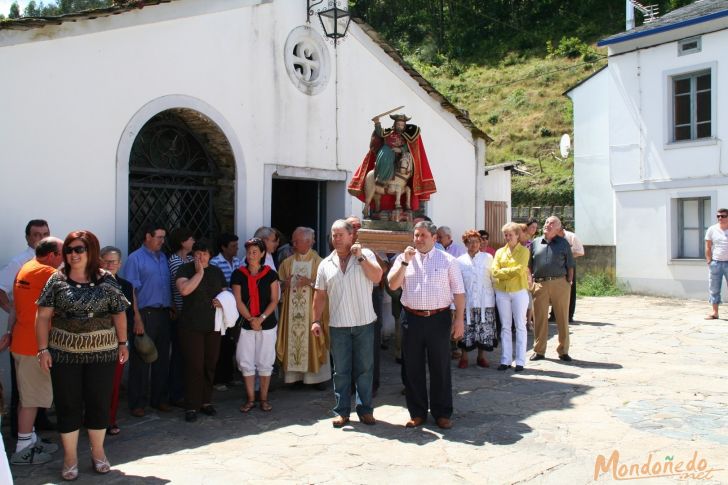 Día de Santiago
Saliendo de la capilla
