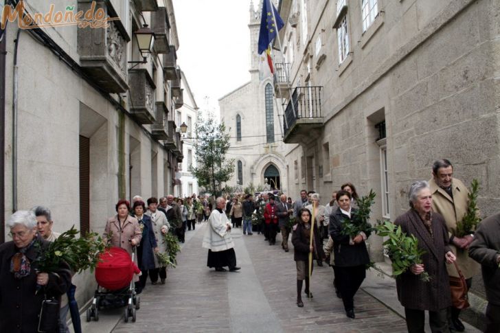 Domingo de Ramos
Saliendo de la Igrexa Nova
