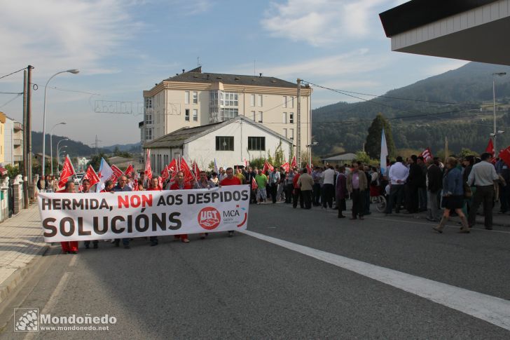 Manifestación
Por el empleo en Muebles Hermida
