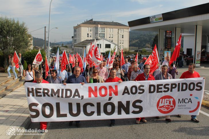 Manifestación
Por el empleo en Muebles Hermida
