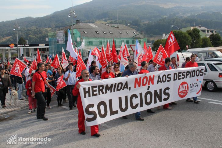 Manifestación
Por el empleo en Muebles Hermida
