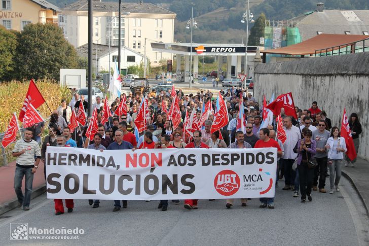 Manifestación
Por el empleo en Muebles Hermida
