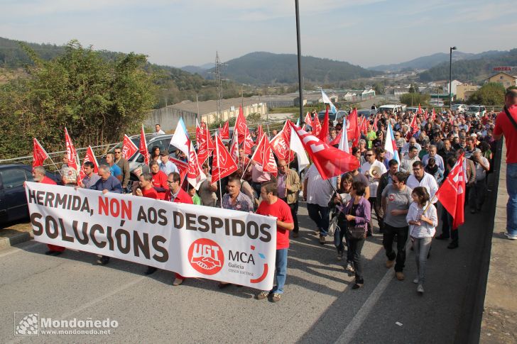 Manifestación
Por el empleo en Muebles Hermida
