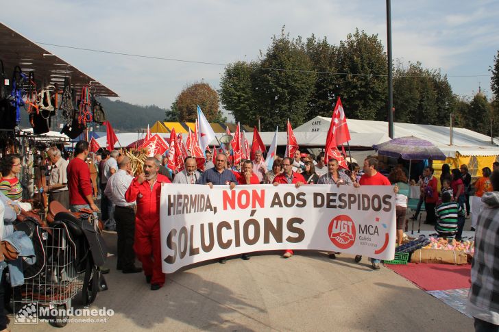 Manifestación
Por el empleo en Muebles Hermida
