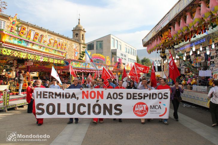 Manifestación
Por el empleo en Muebles Hermida
