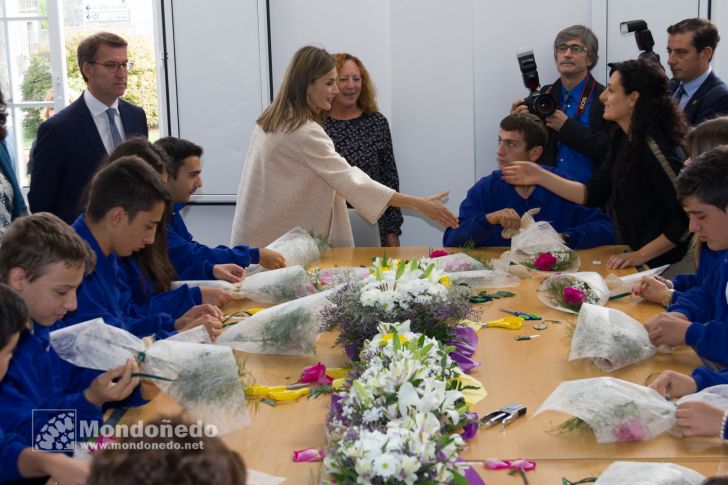 Doña Letizia visita Mondoñedo
