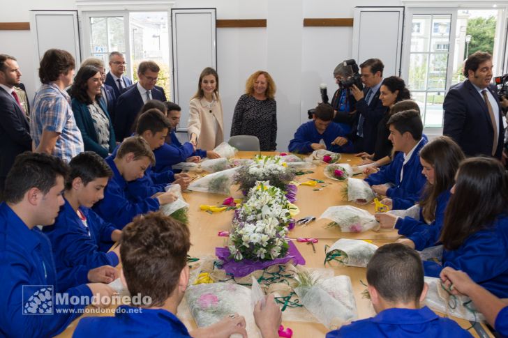 Doña Letizia visita Mondoñedo
