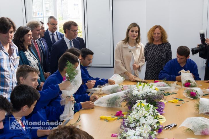 Doña Letizia visita Mondoñedo
