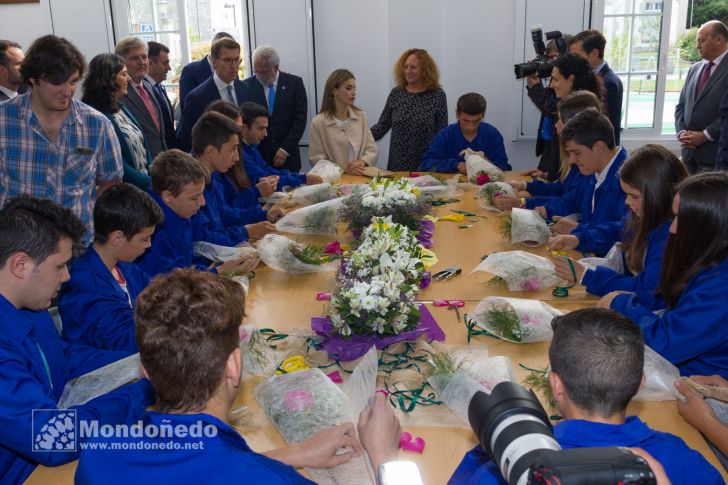 Doña Letizia visita Mondoñedo
