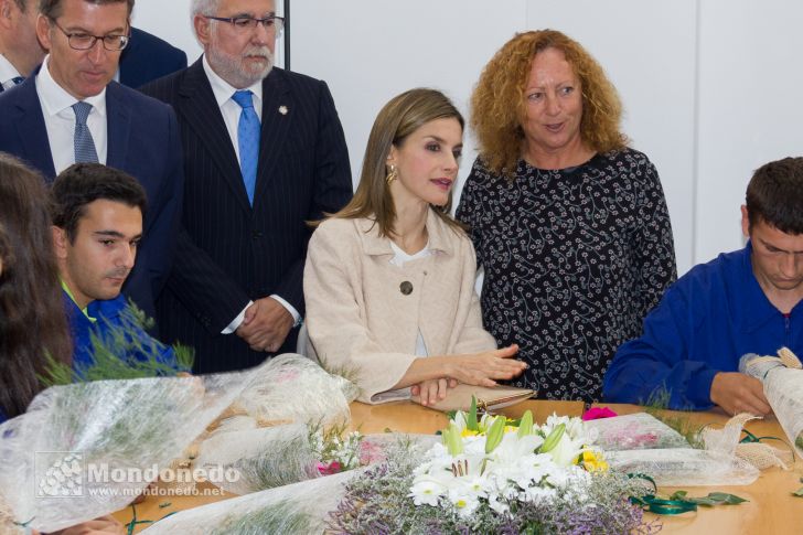 Doña Letizia visita Mondoñedo
