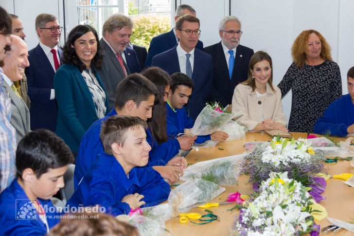 Doña Letizia visita Mondoñedo
