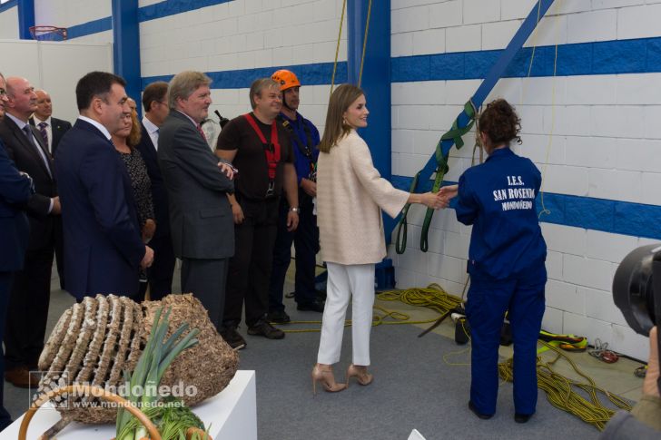 Doña Letizia visita Mondoñedo
