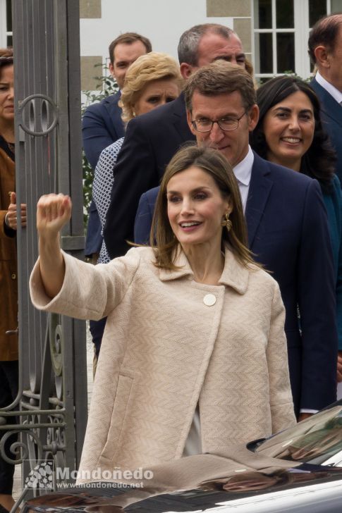 Doña Letizia visita Mondoñedo
