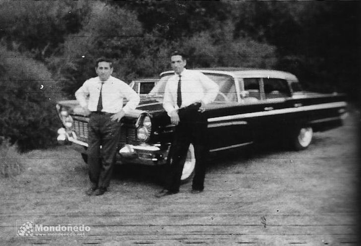 El padre de Eva Rubal con un amigo
Foto enviada por Eva Rubal
