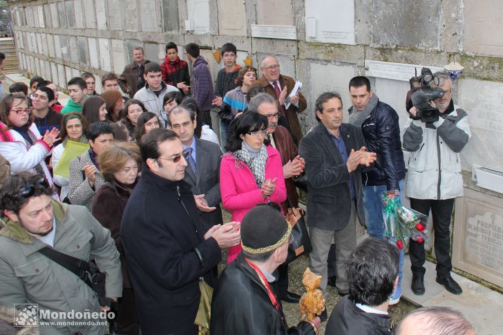 Homenaje a Álvaro Cunqueiro
Un instante de la ofrenda
